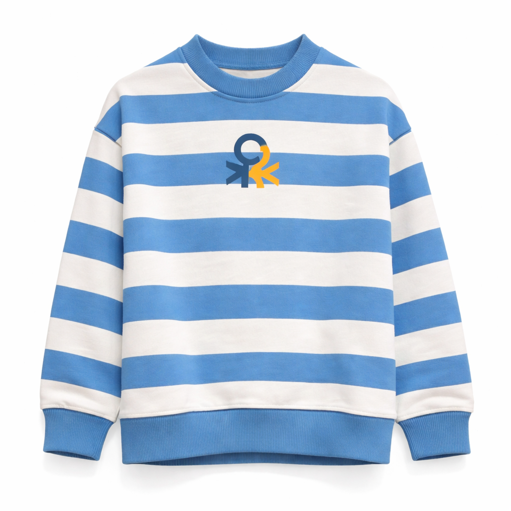 Erkek Çocuk Çizgili Sweatshirt