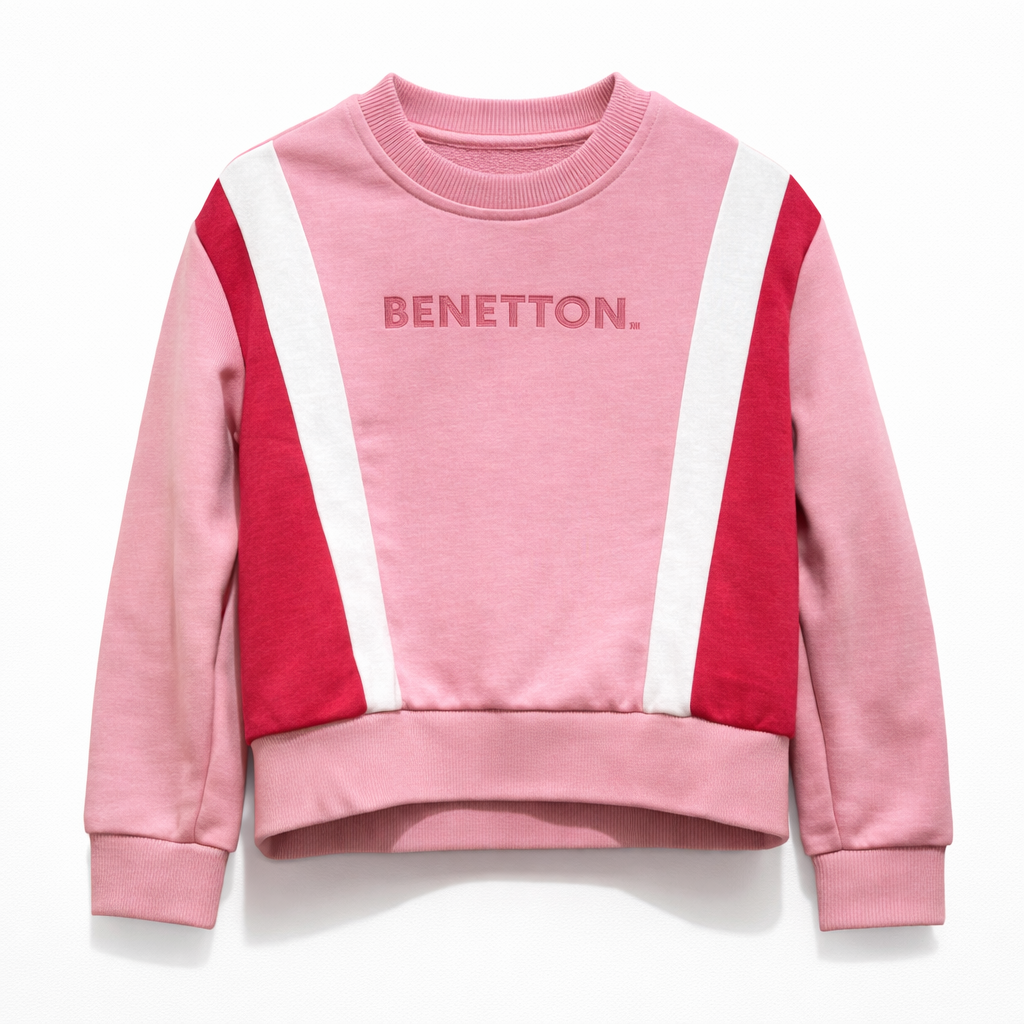 Kız Çocuk Kısa Sweatshirt