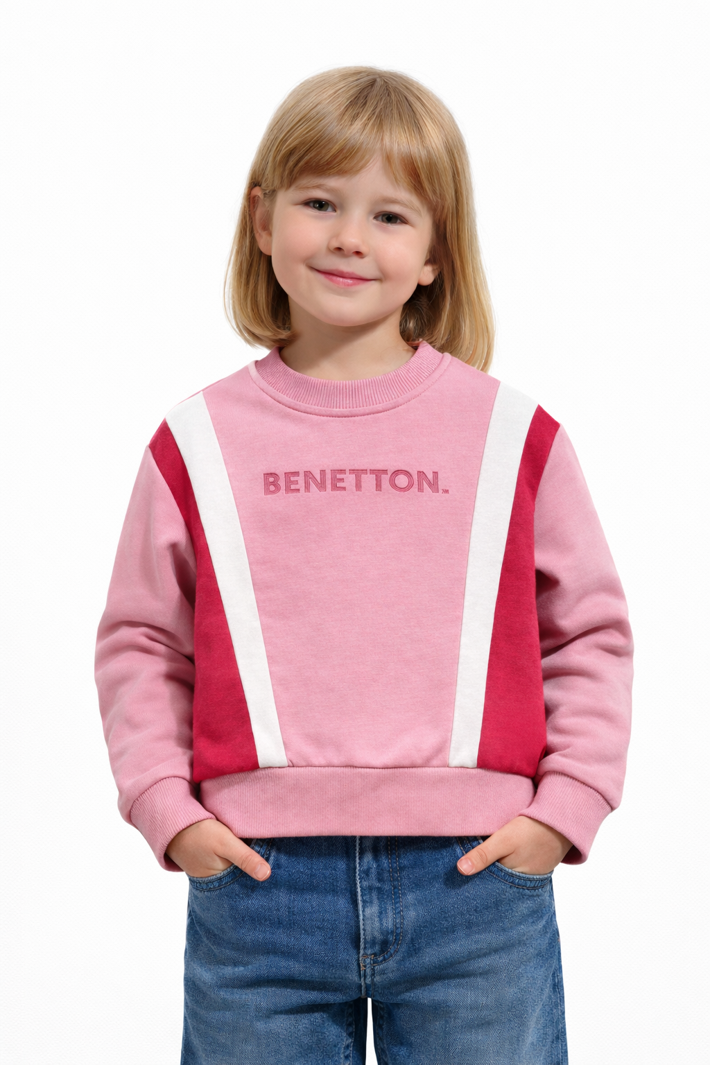 Kız Çocuk Kısa Sweatshirt