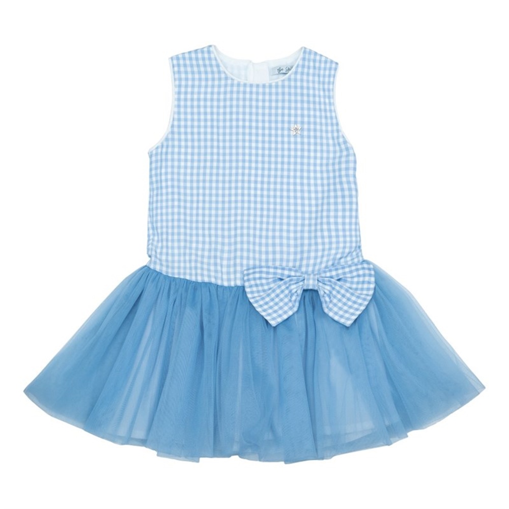 BESTELLA LİNDA BLUE DRESS ELBİSE