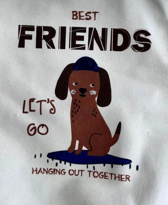 EDELWEİSS KÖPEKLİ SWEATSHIRT KREM