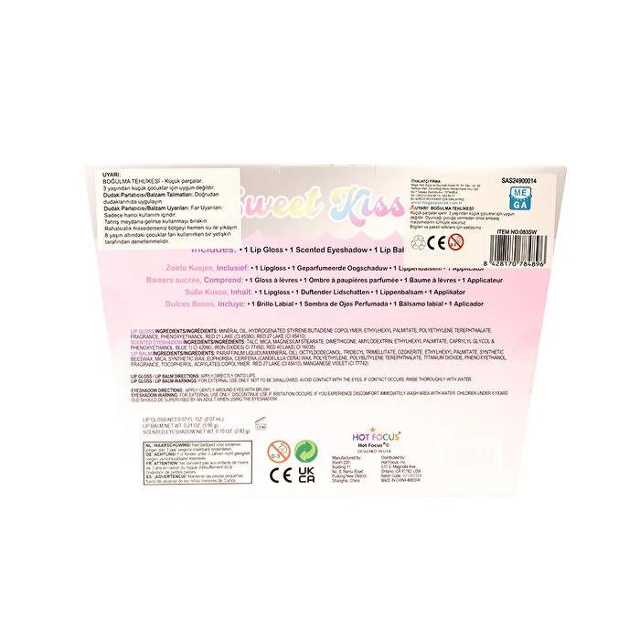 HOT FOCUS SWEET KISSES TAŞINABİLİR KOZMETİK SETİ