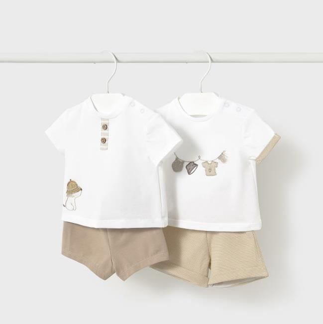 MAYORAL ERKEK BEBEK 4LÜ ŞORT SET