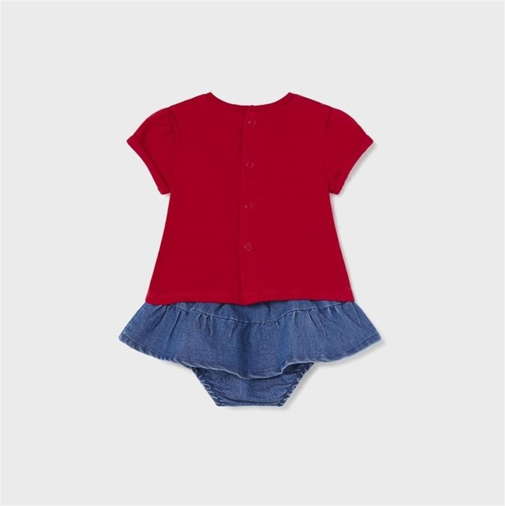 MAYORAL KIZ BEBEK 2 Lİ TİŞÖRT ETEK
