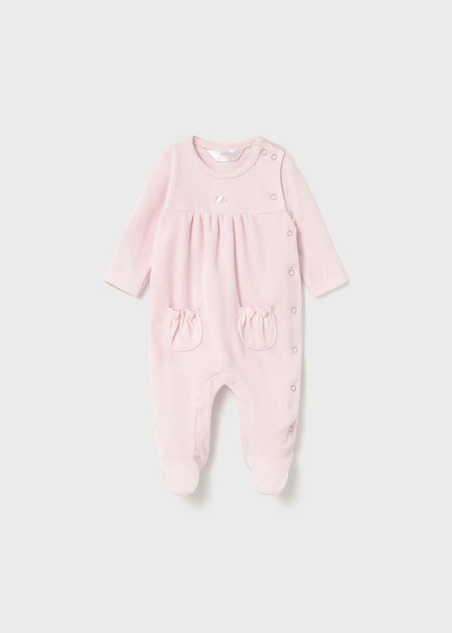 MAYORAL KIZ BEBEK 2Lİ KADİFE TULUM SET