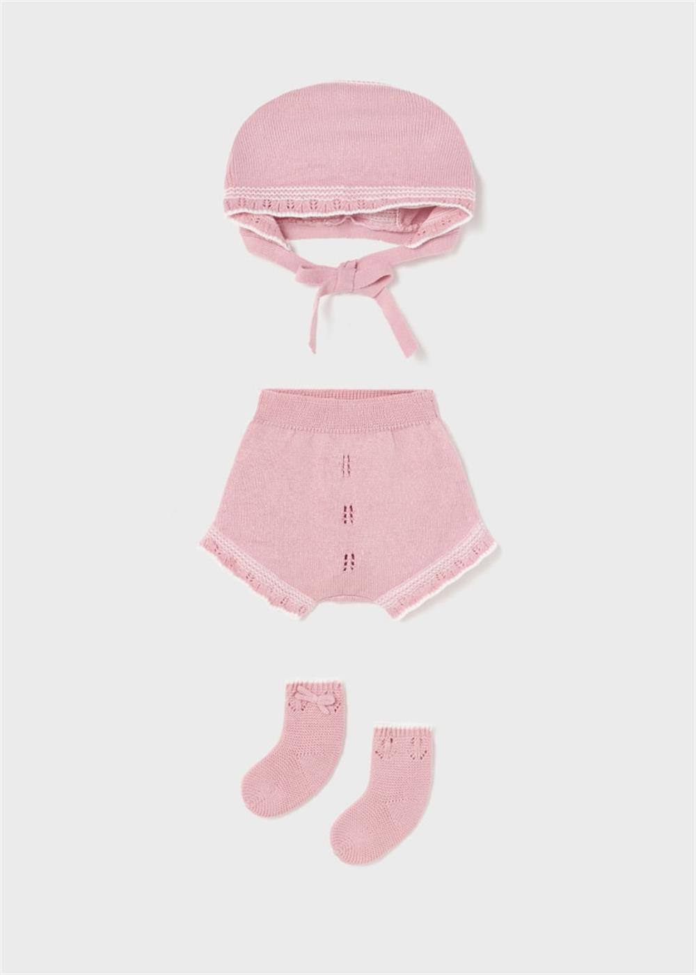MAYORAL KIZ BEBEK  3 LÜ SET ŞORT