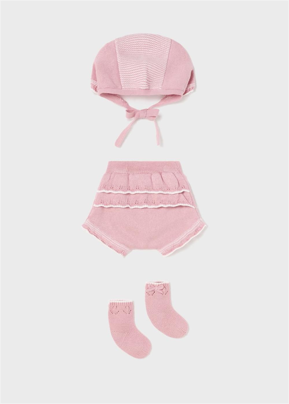 MAYORAL KIZ BEBEK  3 LÜ SET ŞORT