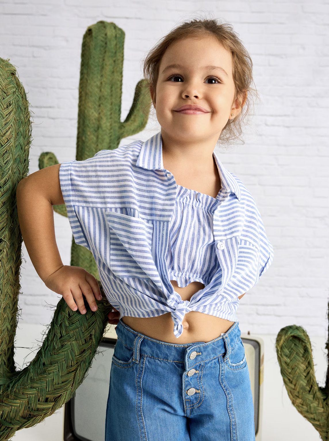 MAYORAL KIZ ÇOCUK 2Lİ GÖMLEK SET
