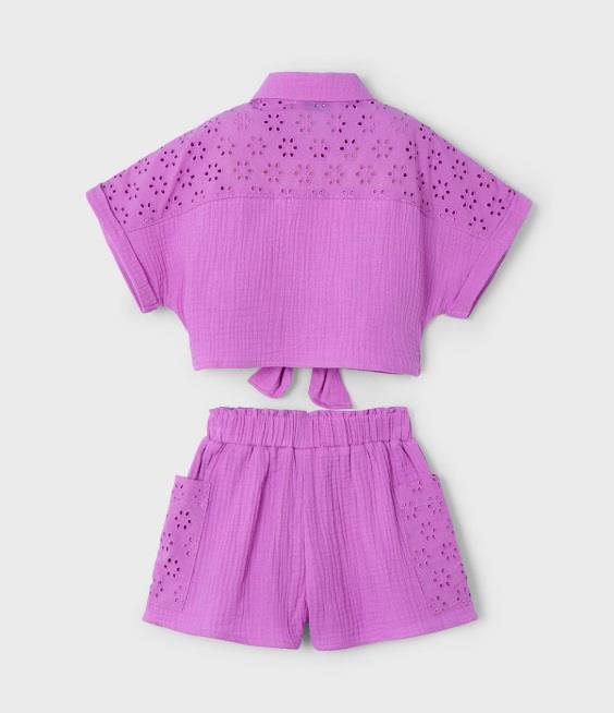 MAYORAL KIZ ÇOCUK 2Lİ ŞORT SET