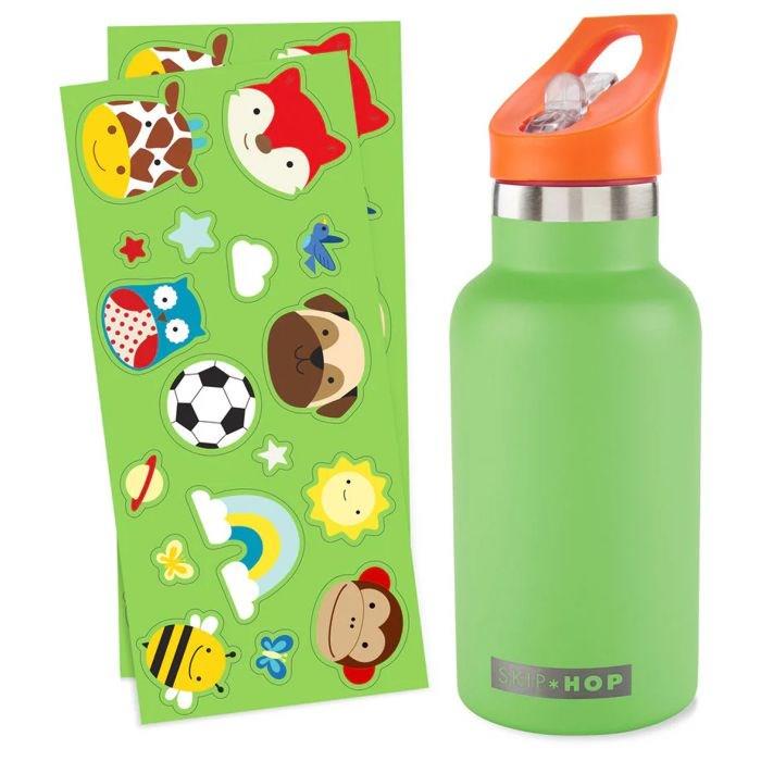 SKİP HOP PASLANMAZ ÇELİK STİCKERLI SULUK