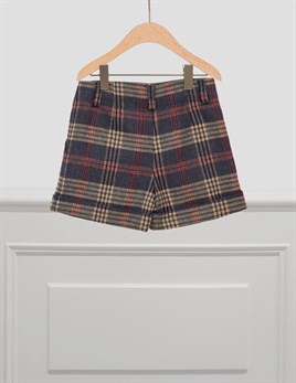 ABEL&LULA KIZ ÇOCUK EKOSE ŞORT