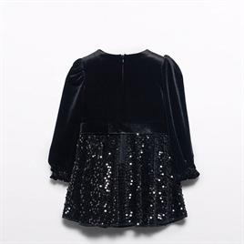 ABEL&LULA KIZ ÇOCUK KADİFE ELBİSE