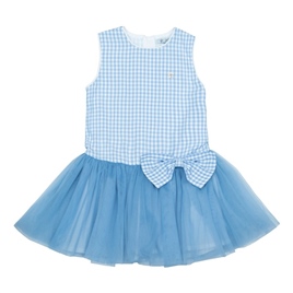 BESTELLA LİNDA BLUE DRESS ELBİSE
