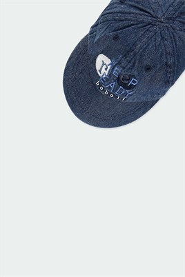 BOBOLİ DENİM ŞAPKA