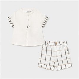 MAYORAL 2 Lİ SET ŞORT GÖMLEK