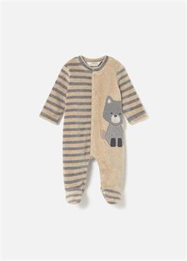 MAYORAL ERKEK BEBEK 2Lİ KADİFE TULUM