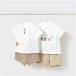 MAYORAL ERKEK BEBEK 4LÜ ŞORT SET