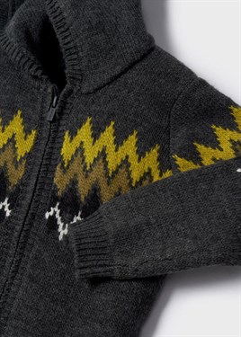 MAYORAL ERKEK ÇOCUK KAPŞONLU ÖRME CEKET