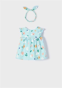 MAYORAL KIZ BEBEK 2 Lİ SAÇ BANDI ELBİSE
