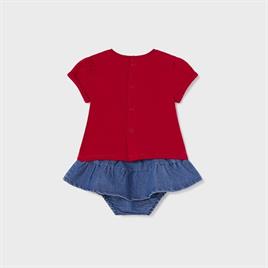MAYORAL KIZ BEBEK 2 Lİ TİŞÖRT ETEK