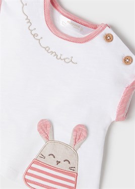 MAYORAL KIZ BEBEK 4 LÜ TİŞÖRT ŞORT