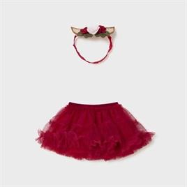 MAYORAL KIZ BEBEK BANDANA ETEK SET