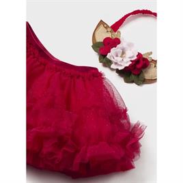 MAYORAL KIZ BEBEK BANDANA ETEK SET