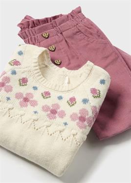 MAYORAL KIZ BEBEK KAZAK PANTALON SET