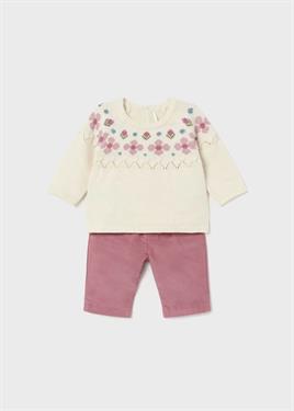 MAYORAL KIZ BEBEK KAZAK PANTALON SET