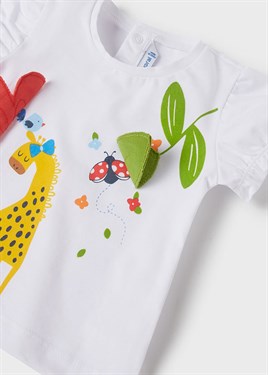 MAYORAL KIZ BEBEK KISA KOL TİŞÖRT