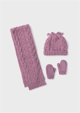 MAYORAL KIZ BEBEK SET ATKI ŞAPKA