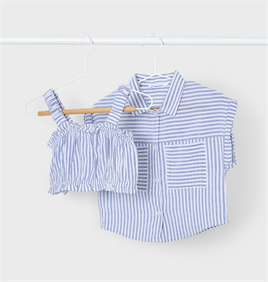 MAYORAL KIZ ÇOCUK 2Lİ GÖMLEK SET
