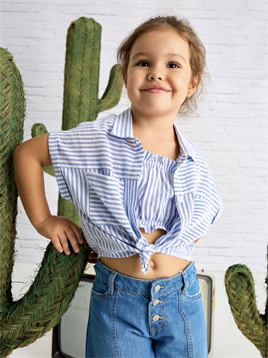 MAYORAL KIZ ÇOCUK 2Lİ GÖMLEK SET
