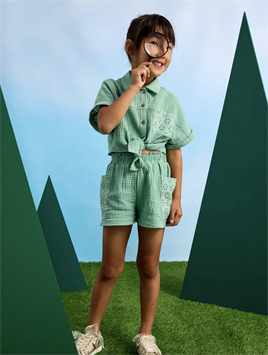 MAYORAL KIZ ÇOCUK 2Lİ ŞORT SET