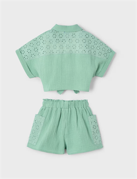 MAYORAL KIZ ÇOCUK 2Lİ ŞORT SET