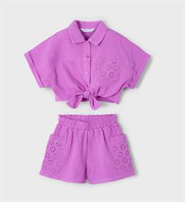 MAYORAL KIZ ÇOCUK 2Lİ ŞORT SET