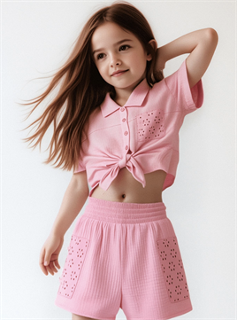 MAYORAL KIZ ÇOCUK 2Lİ ŞORT SET