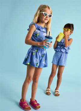 MAYORAL KIZ ÇOCUK 2Lİ ŞORT SET