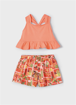 MAYORAL KIZ ÇOCUK 2Lİ ŞORT SET