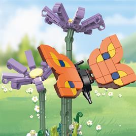 MEGA OYUNCAK BLOK ÇİÇEK KELEBEK