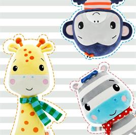 MEGA OYUNCAK FISHER PRICE ZEBRA PELUŞ