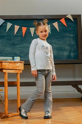 MİNY CENTER KIZ ÇOCUK  U.KOL TİŞÖRT