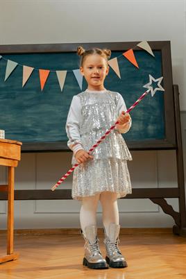 MİNY CENTER PAYETLİ ELBİSE