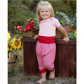 ORGANICERA KISA KOLLU BODY ŞALVAR PANTOLON SET
