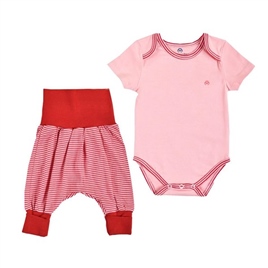 ORGANICERA KISA KOLLU BODY ŞALVAR PANTOLON SET