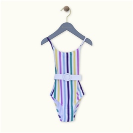 PİNOLİNİ KIIZ ÇOCUK  ÇİZGİLİ MAYO