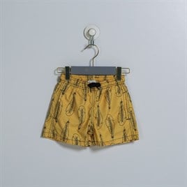 PİNOLİNİ SARI TÜYLÜ DENİZ ŞORTU