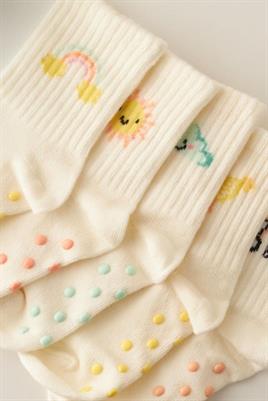 UNİSEX ÇİFTLİKLİ BEBEK KUTU SOKET ÇORAP