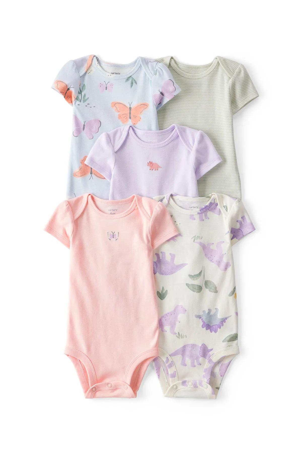 CARTERS KIZ BEBEK 5'Lİ BODY SET