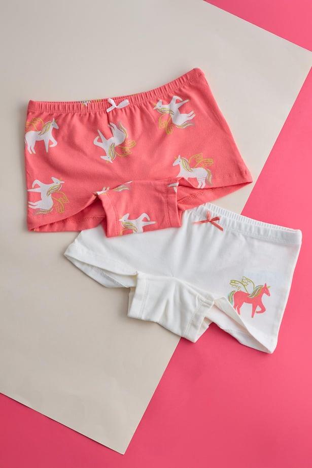 KATIA BONY 2'Lİ UNİCORN KIZ ÇOCUK BOXER